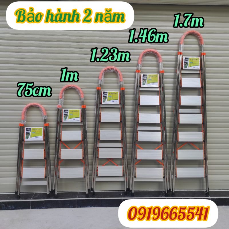 THANG GHẾ INOX 4 BẬC NIKITA-NHẬT BẢN KN-IN04