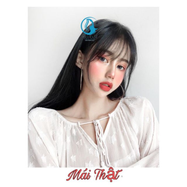 Tóc mái giả thưa ❤️❤️ FREESHIP ❤️❤️ mái thưa tóc thật