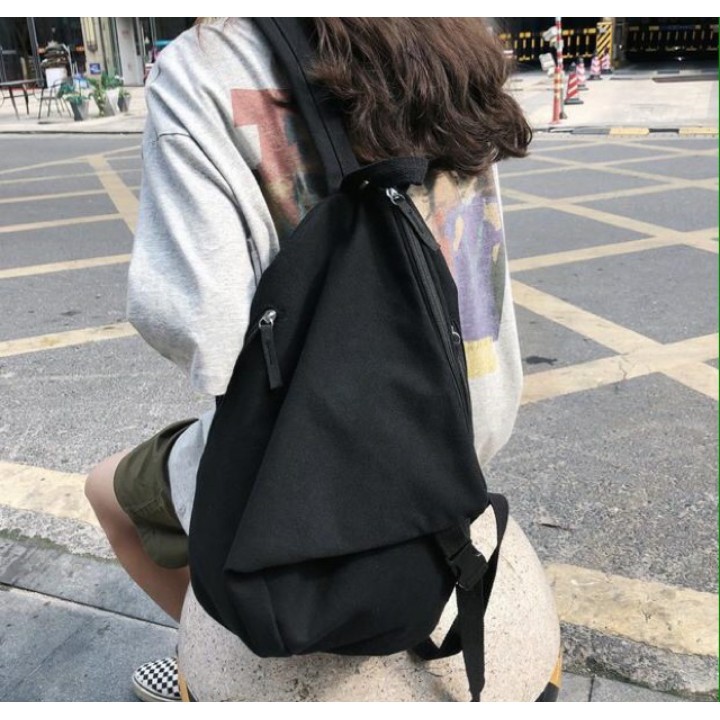 (Có sẵn order dư - có ảnh thật )Balo cặp sách đi học vải canvas siêu bền - Túi đa năng đi chơi cực độc lạ giá rẻ