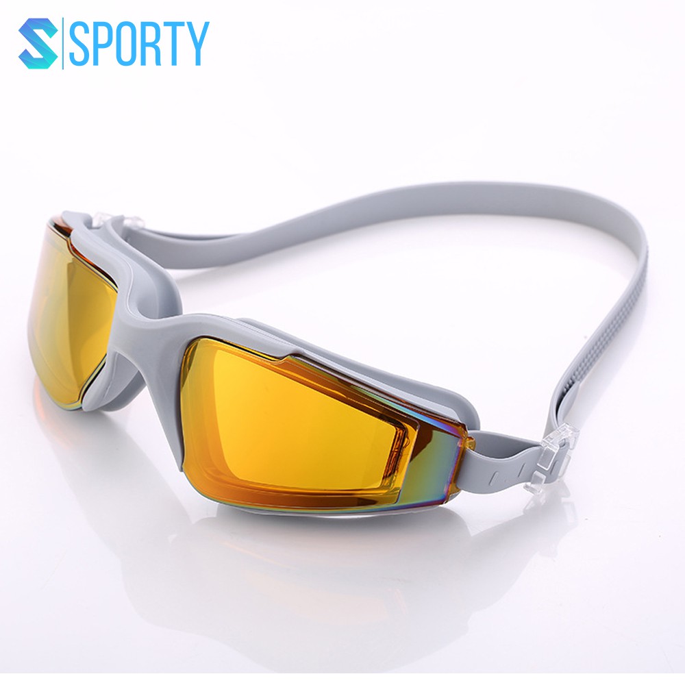 Kính bơi người lớn SPORTY chất liệu cao cấp cản tia UV hạn chế sương mờ