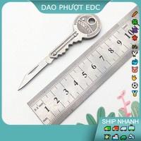 Dao Phượt Chìa Khóa Tròn - Thích Hộp Treo Móc Khóa - Lưỡi Dao Sắc Bén