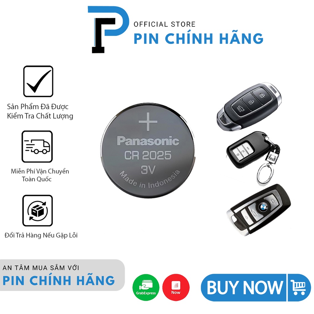 Viên Pin 3V CR2450, Pin Chìa Khoá Điều Khiển Xe Hơi BMW, HuynDai, Honda...Pin Cao Cấp Hà Nội - PinChinhHang HN