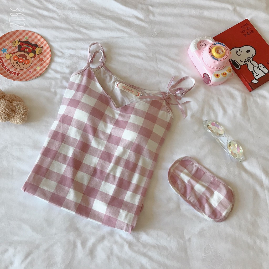 Váy ngủ 2 dây ngợi cảm mềm mịn có lót ngực, Váy ngủ sexy (TẶNG KÈM BỊT MẮT) | BigBuy360 - bigbuy360.vn
