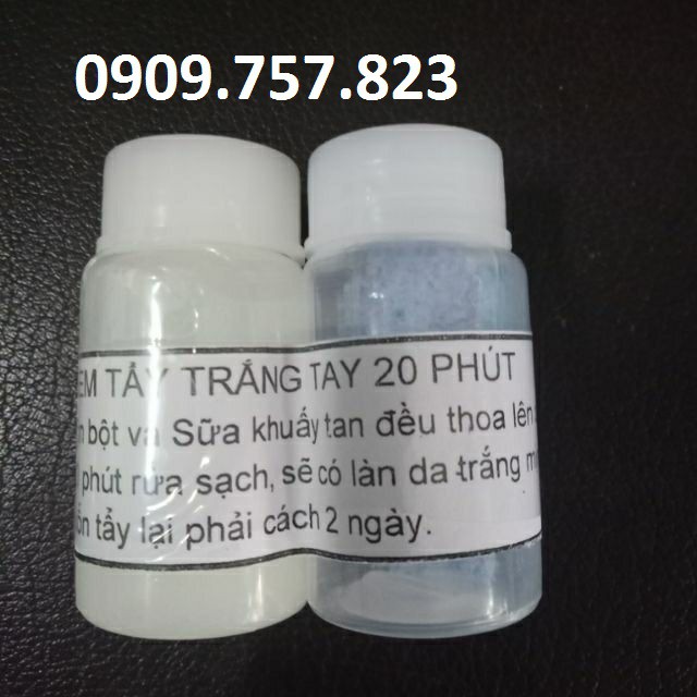 Cặp bột tẩy trắng cấp tốc