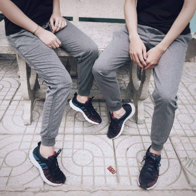 Quần Jogger Kaki Unisex #AGE2X Màu Xám