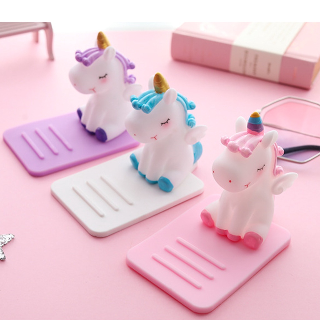 Giá đỡ điện thoại hình kỳ lân dễ thương có thể điều chỉnh