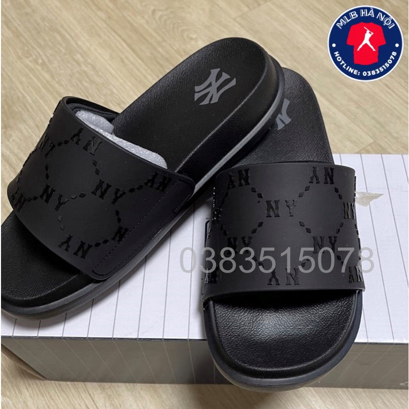 Dép MLB Chunky Mound Dia Monogram New York Yankees