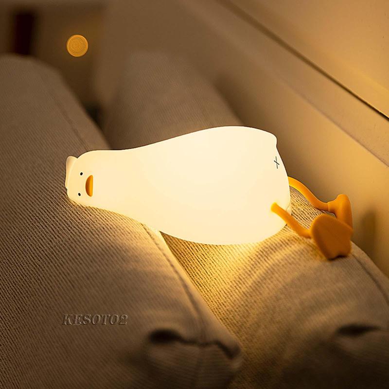 Đèn Ngủ Silicon Cảm Ứng Điều Khiển Cảm Ứng Sạc USB Kesoto2 Cho Bé