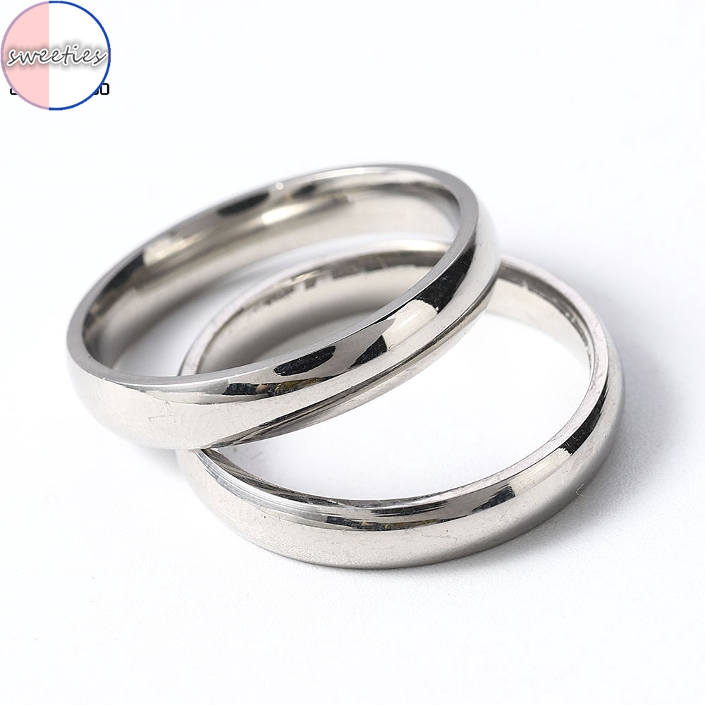 Nhẫn thép không gỉ thời trang cho nữ kích thước 5-13