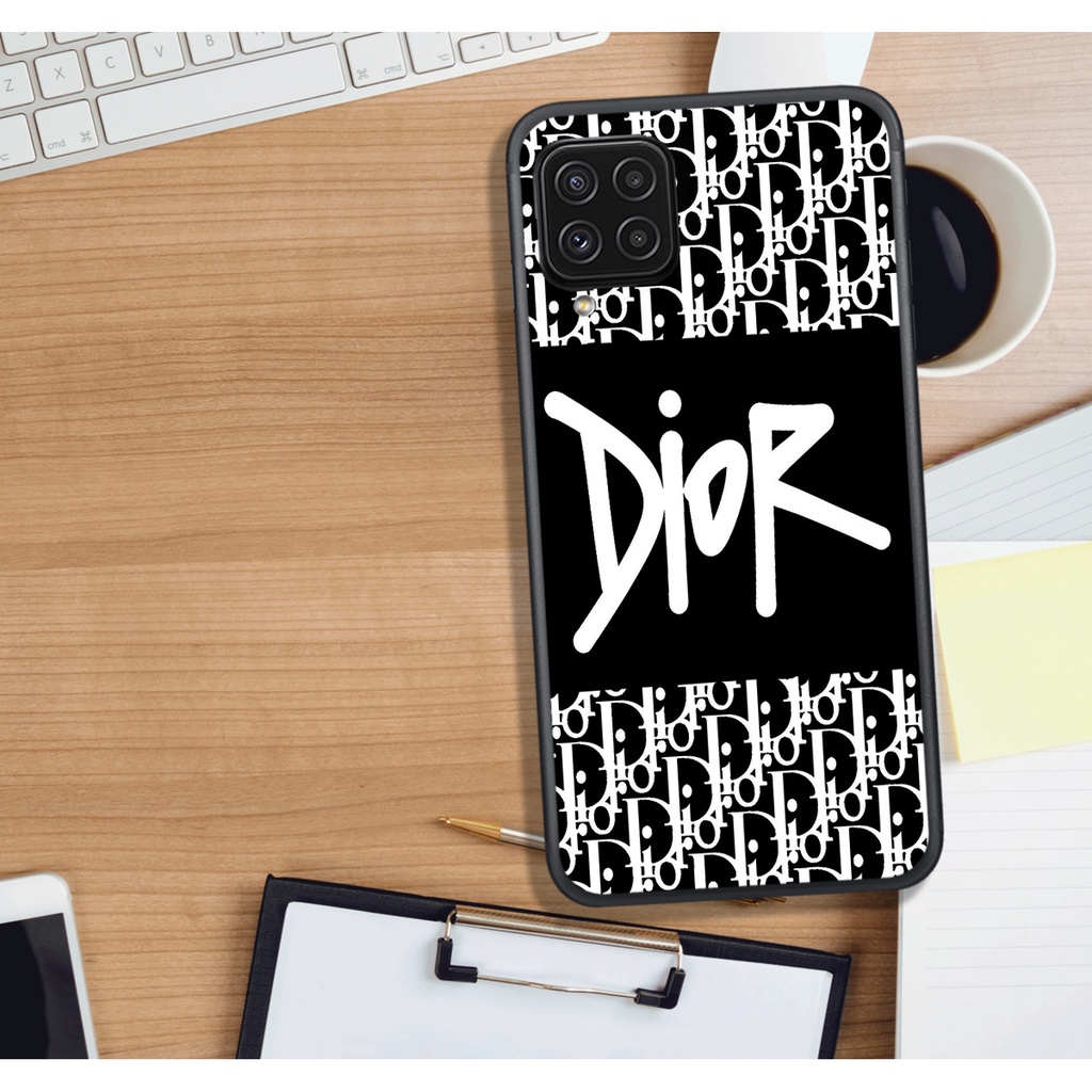 ỐP LƯNG SAMSUNG A12 - A22 4G - A22 5G - M32, IN HÌNH LÔ GÔ DI-OR ĐẸP, CHẤT, PHONG CÁCH..