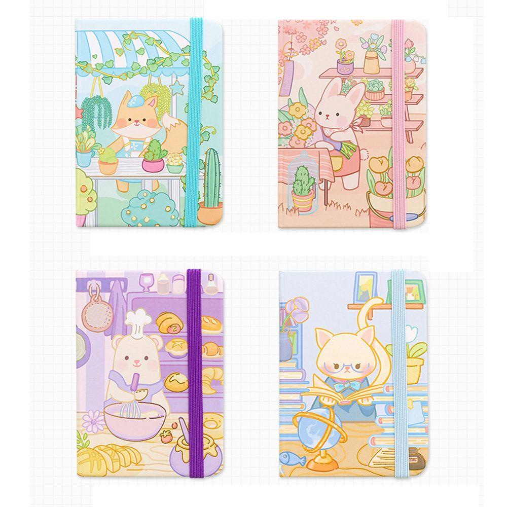 Sổ Tay Mini In Hình Thỏ Hoạt Hình Dành Cho Học Sinh