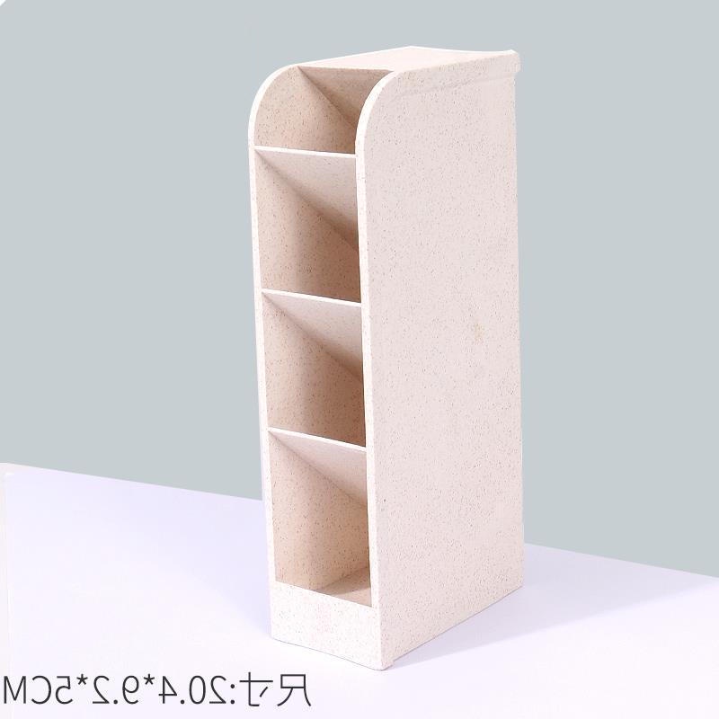 Kệ đựng bút 4 tầng ống đựng bút nhiều ngăn để bàn cute tiện lợi size vừa cho học sinh Lizamo KB1666