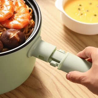Nồi điện đa năng mini  Lotor 1.3 Lít ca nấu mì- Công dụng Chiên, Xào, Nấu, Nhúng, nồi có lớp chống dính cao cấp