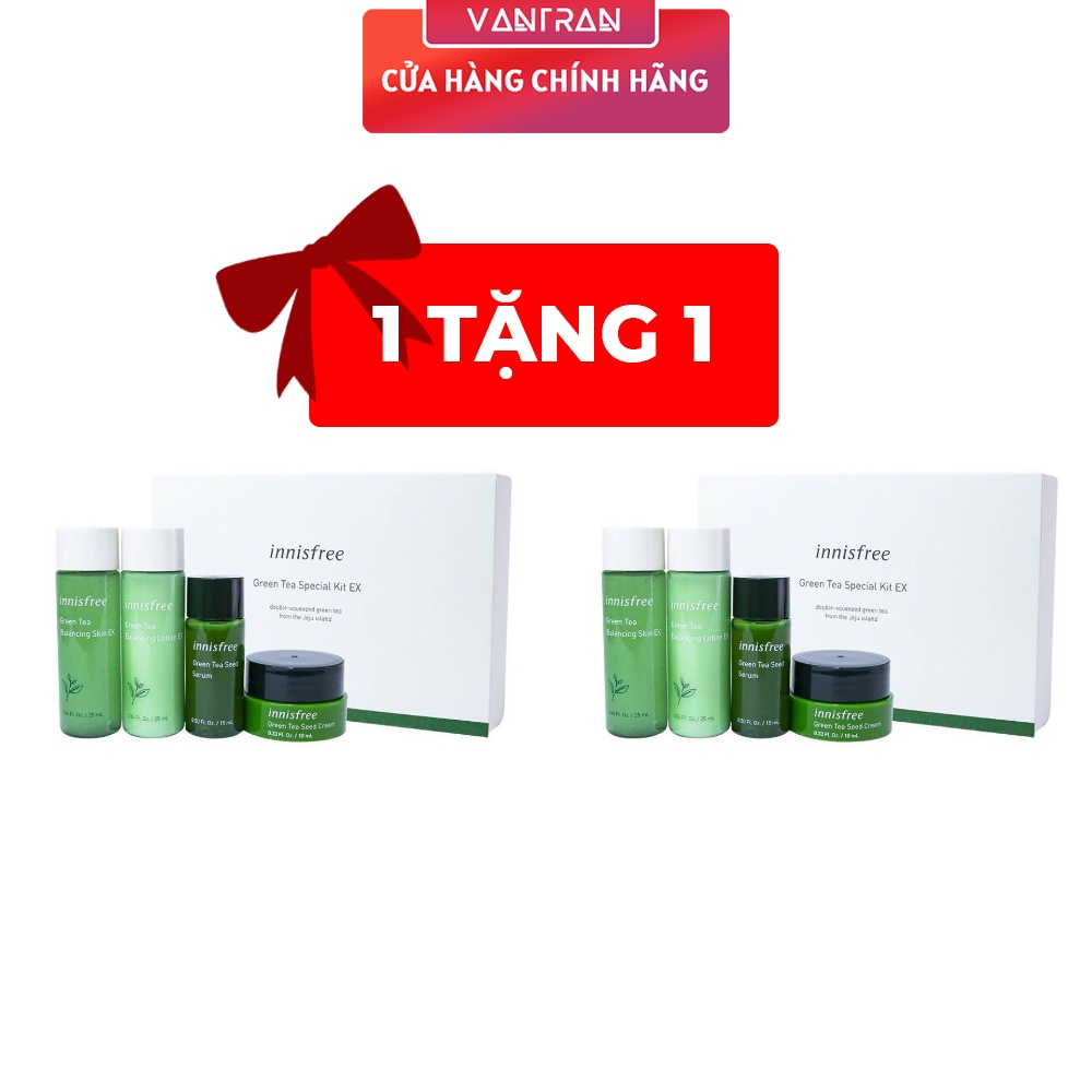 [ 22/05 ] Bộ Kit Trà Xanh Innisfree Green Tea Special Kit Mini size