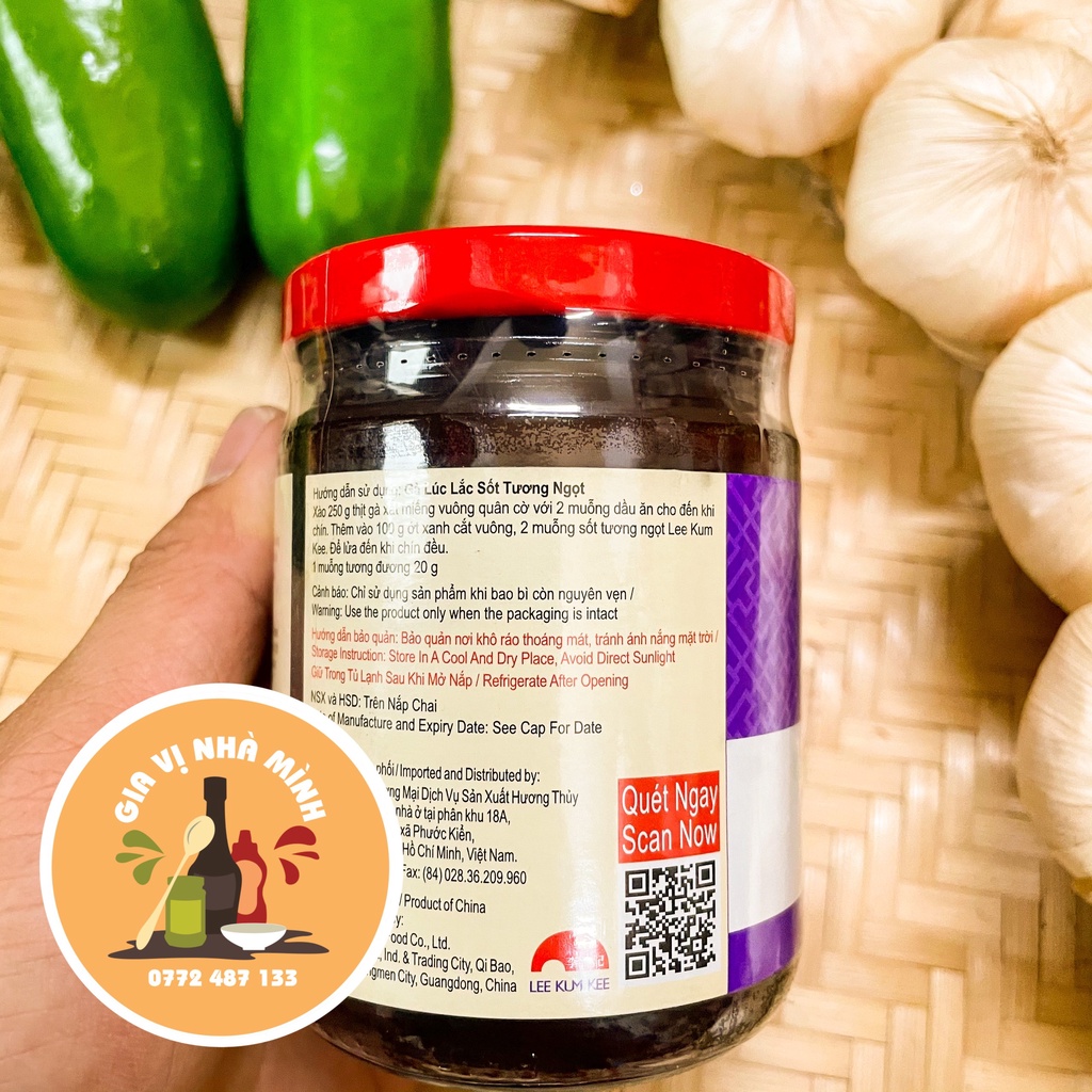 SỐT TƯƠNG NGỌT LEE KUM KEE -HOSIN SAUCE 240GR