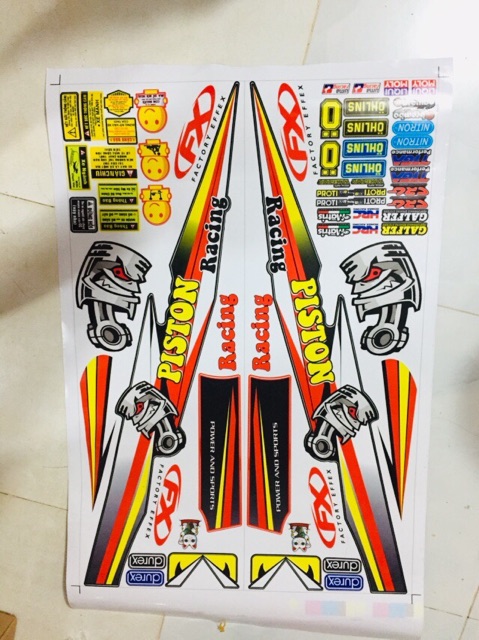 tem rời xe elegant 50 pittong