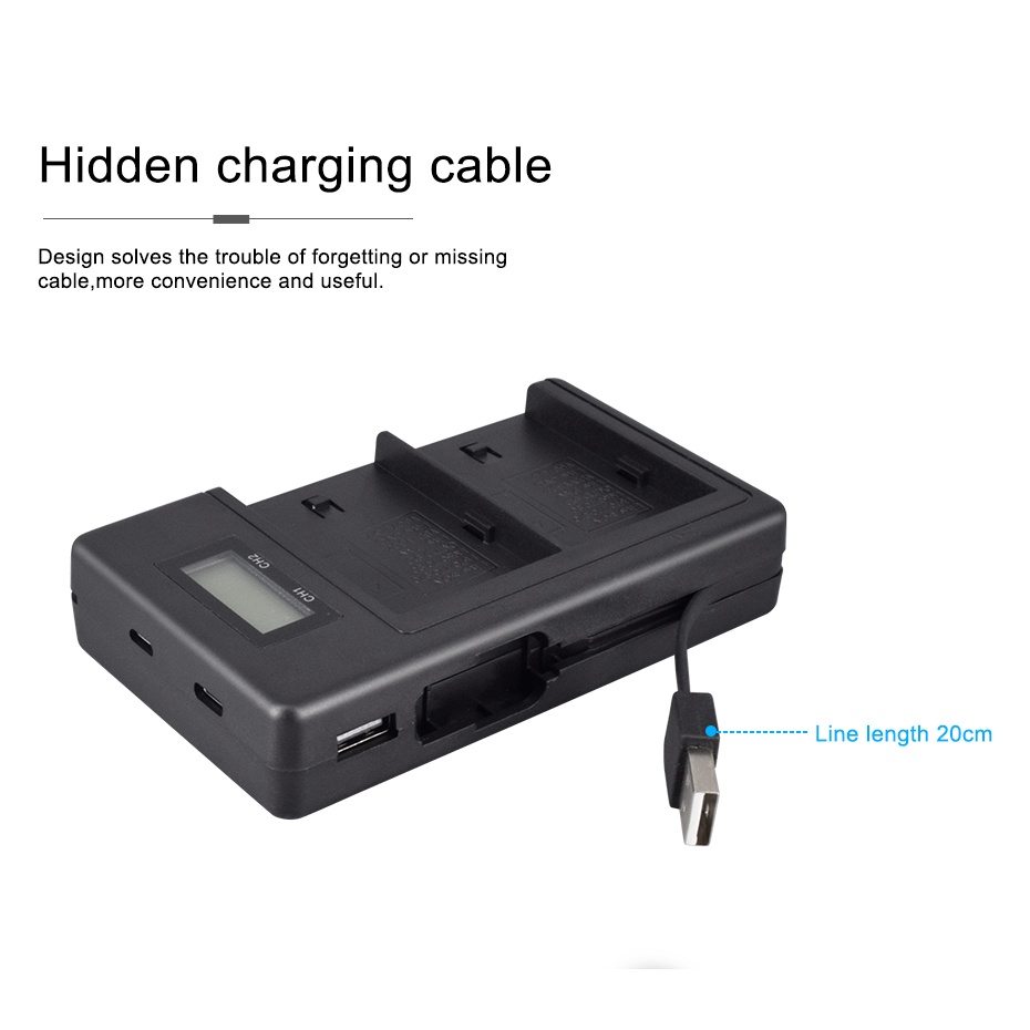 Bộ Sạc Pin NP-F960 NP-F960 NP-F970 NP F970 NP F960 Cho Máy Quay Phim Sony NP-F550 F770 F750 F960 F970