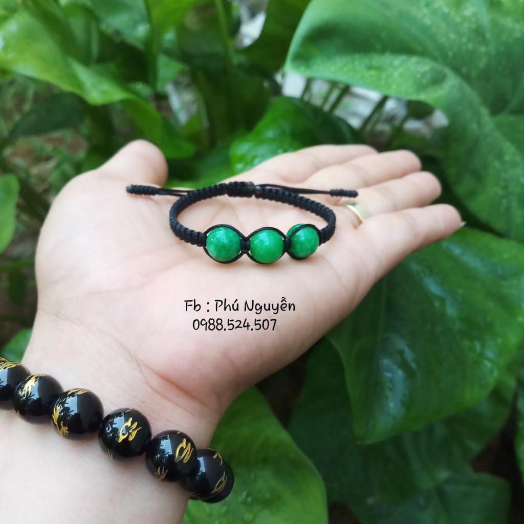 Vòng Đan Dây Đá Phong Thủy ( Ghi chú size tay )