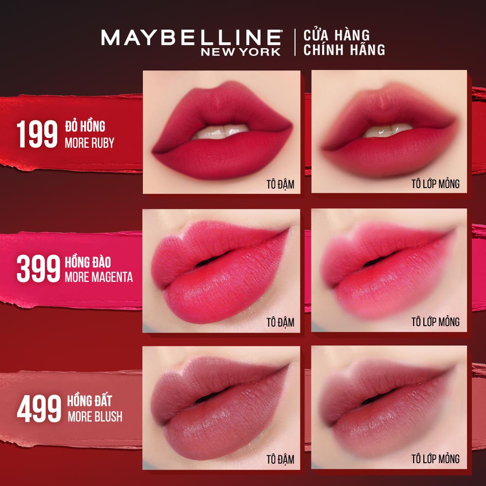 Son Lì Mịn Môi Siêu Nhẹ Cao Cấp Maybelline New York Color Sensational Ultimatte 1.7g | BigBuy360 - bigbuy360.vn