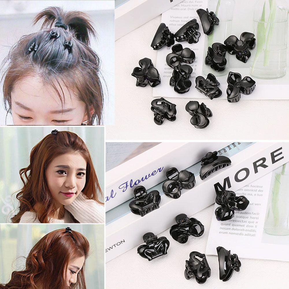 Kẹp Càng Cua Bằng Nhựa ABS Màu Đen Tạo Kiểu Tóc Cho Bé