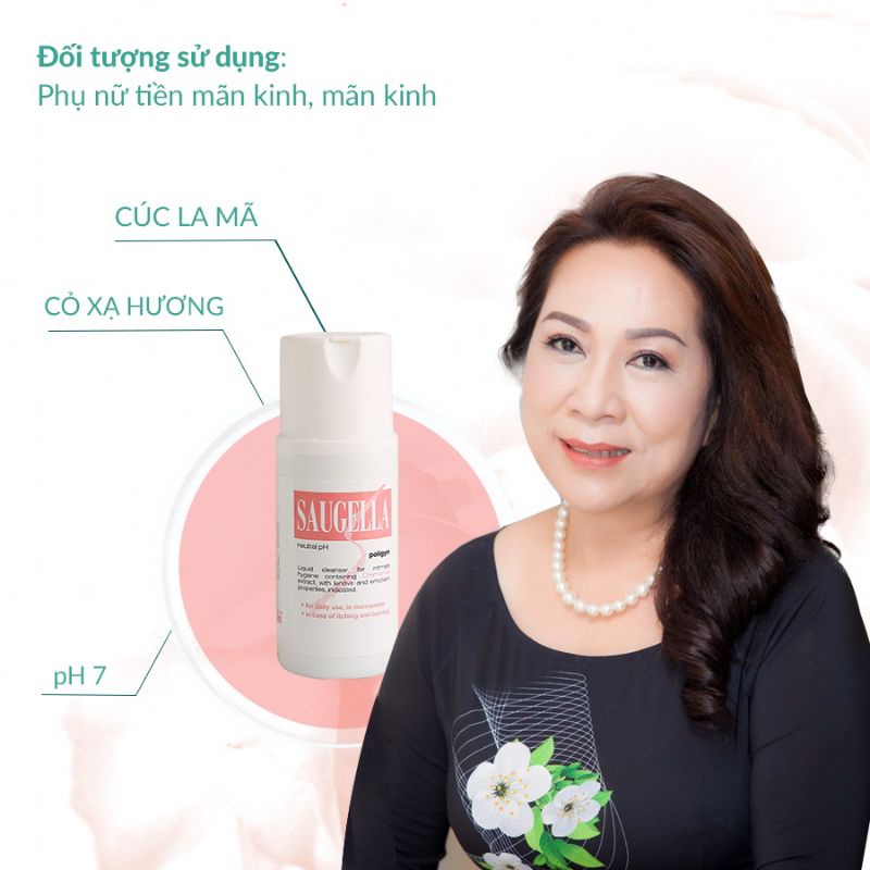 Dung dịch vệ sinh phụ nữ Saugella poligyn PH 7 italy 100ml