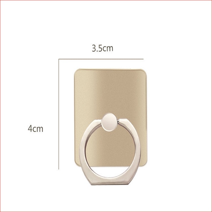 Giá đỡ điện thoại nhẫn Iring kim loại dán lưng điện thoại cầm tay xoay 360 độ, móc nhẫn mini dán ốp điện thoại đa năng