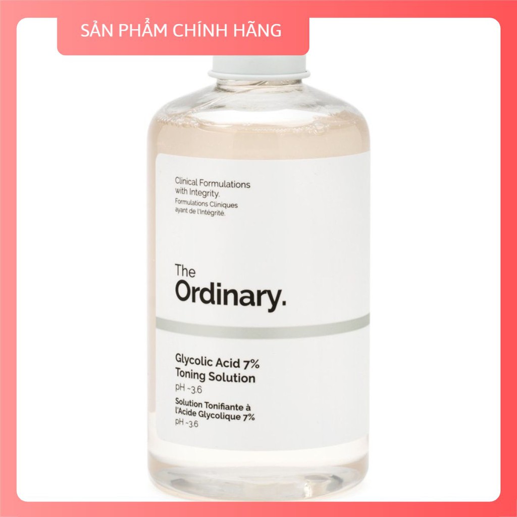 [BÁN CHẠY NHẤT] Toner Dưỡng Sáng Tẩy Da Chết 240ml Glycolic Acid 7% Toning Solution - The Ordinary | BigBuy360 - bigbuy360.vn