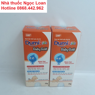 Dumikids baby gold kem bôi thiết yếu cho bé tuýp 25g