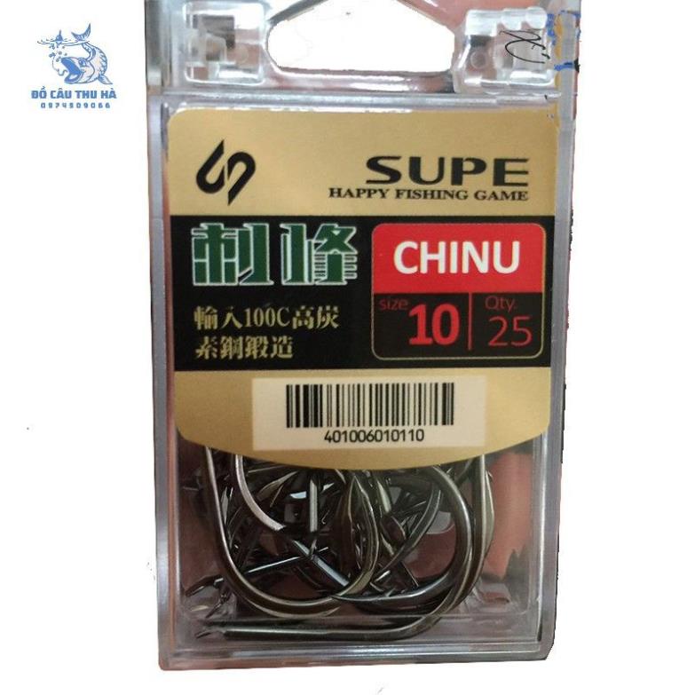 THANH LÝ Lưỡi câu đơn Nhật Supe Chinu có ngạnh siêu bền, siêu bén