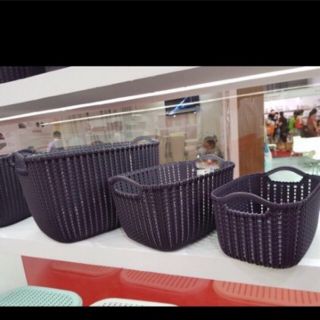 Rổ đựng đồ giả mây Hàn Quốc