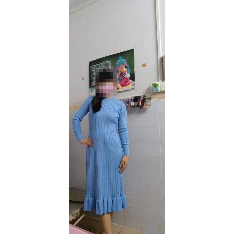 Váy len suông đuôi cá hàng Qc loại đẹp