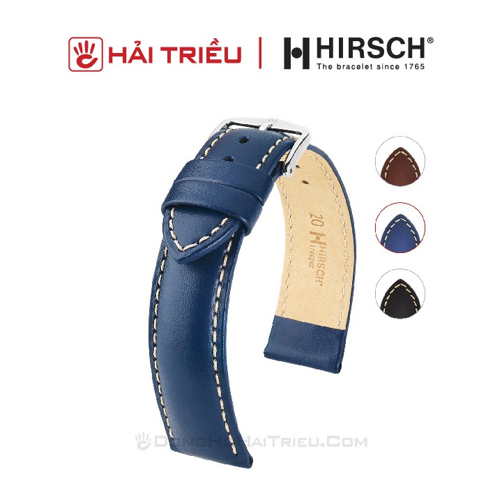 Dây da đồng hồ nam nữ HIRSCH TROOPER