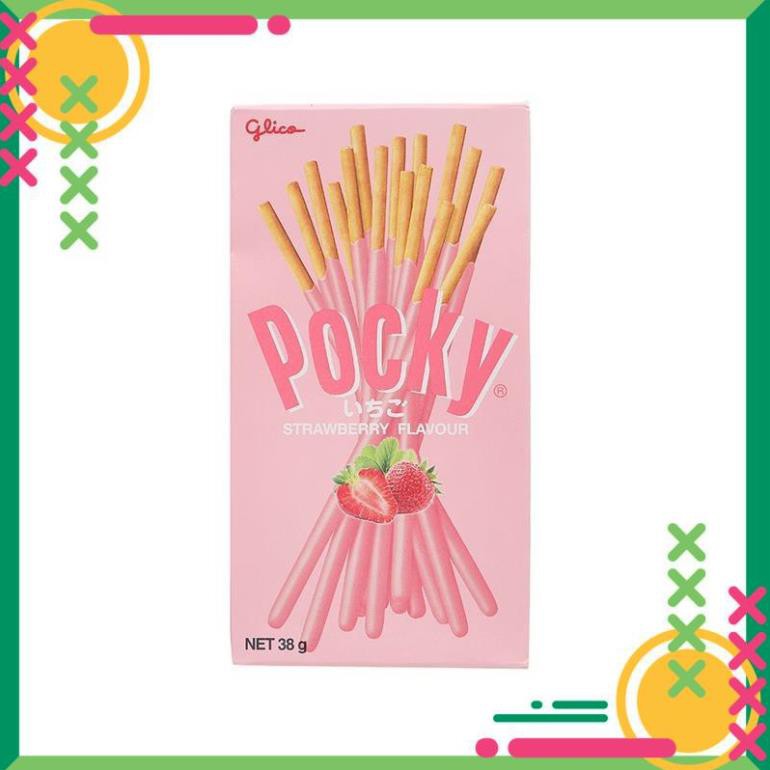 BÁNH QUE POCKY HƯƠNG VỊ DÂU 40G [haxuyen]