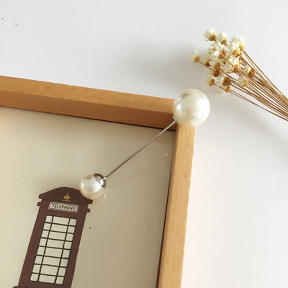 Trâm cài áo đính ngọc trai giả thời trang