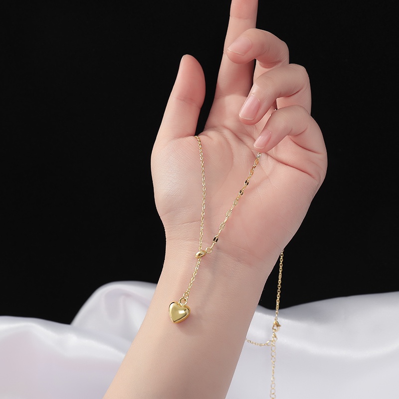 Dây Chuyền Mặt Trái Tim Phong Cách Baroque Thời Trang Dành Cho Nữ