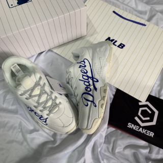 < VIDEO + ẢNH THẬT > GIÀY SNEAKER NLB DODGERS TRẮNG THẤP CỔ