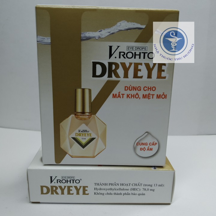 Nhỏ mắt V.Rohto Dryeye - Lọ 13ml | Thế Giới Skin Care