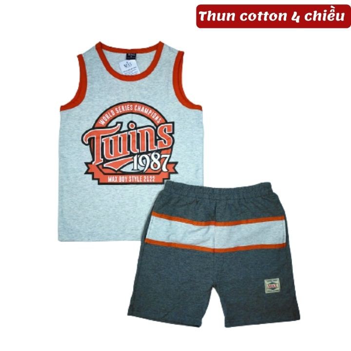 Quần áo trẻ em béo phì bé trai từ 23-55kg - chất thun cotton 4 chiều - Tomchuakids.