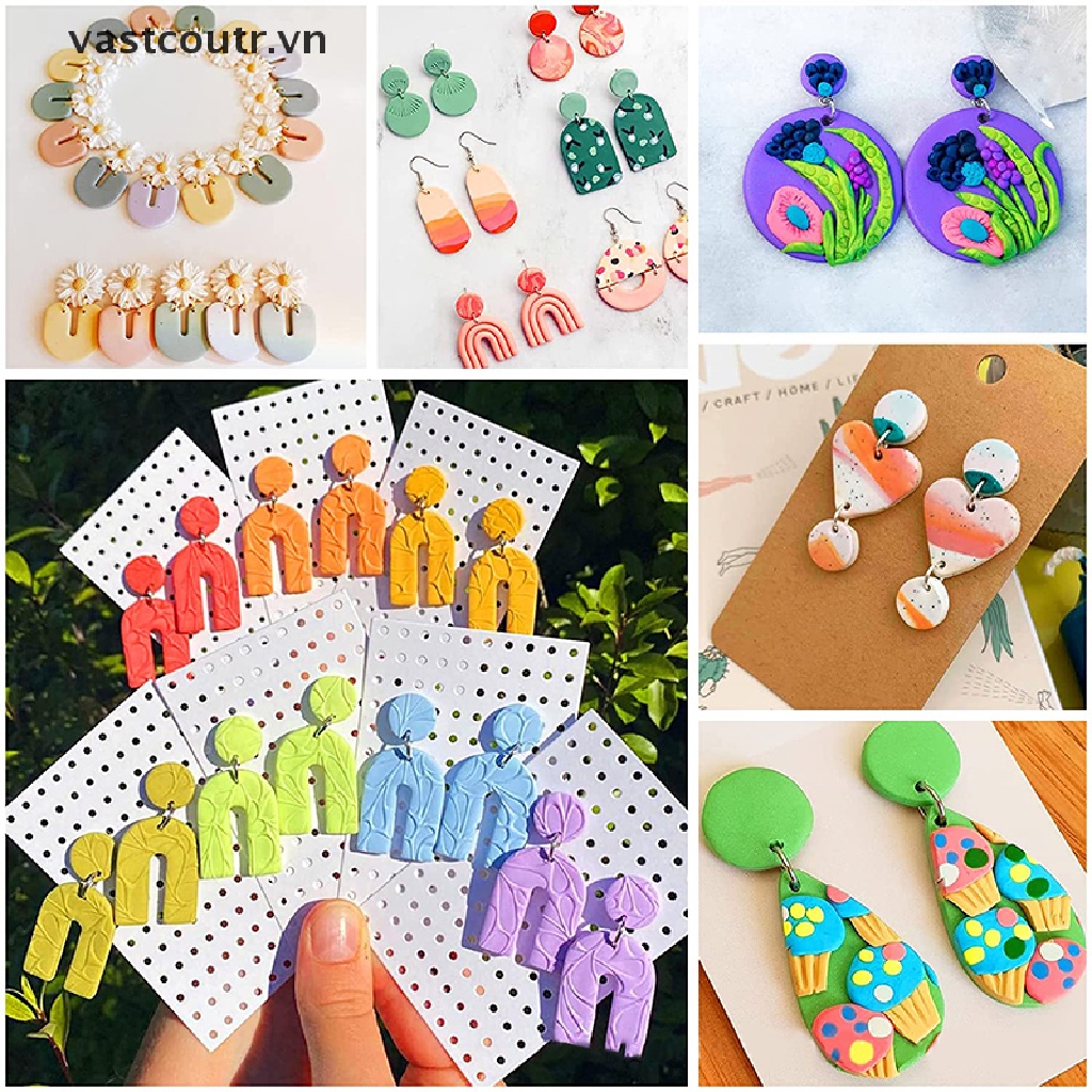 Set 142 Dụng Cụ Làm Bông Tai Nhiều Hình Dạng Bằng Nhựa Polymer