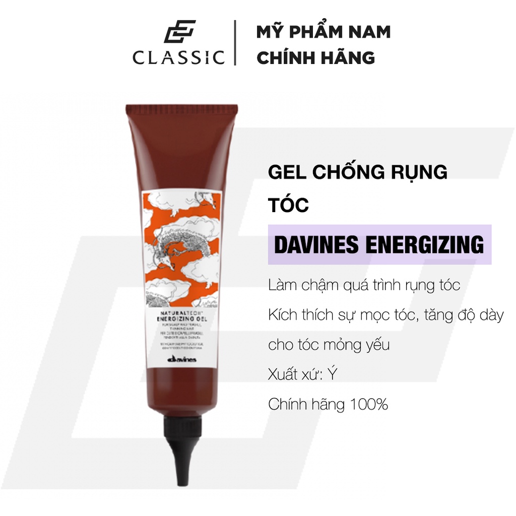 Gel Chống Rụng Tóc Davines Energizing 150ml