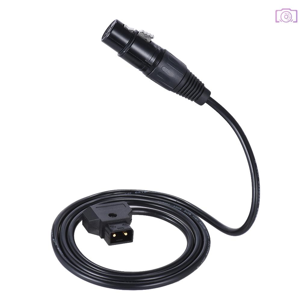 POWER Dây Cáp Nối Dài 100cm / 3.3ft D-Tap Sang Xlr 4-pin Female Cho Máy Ảnh