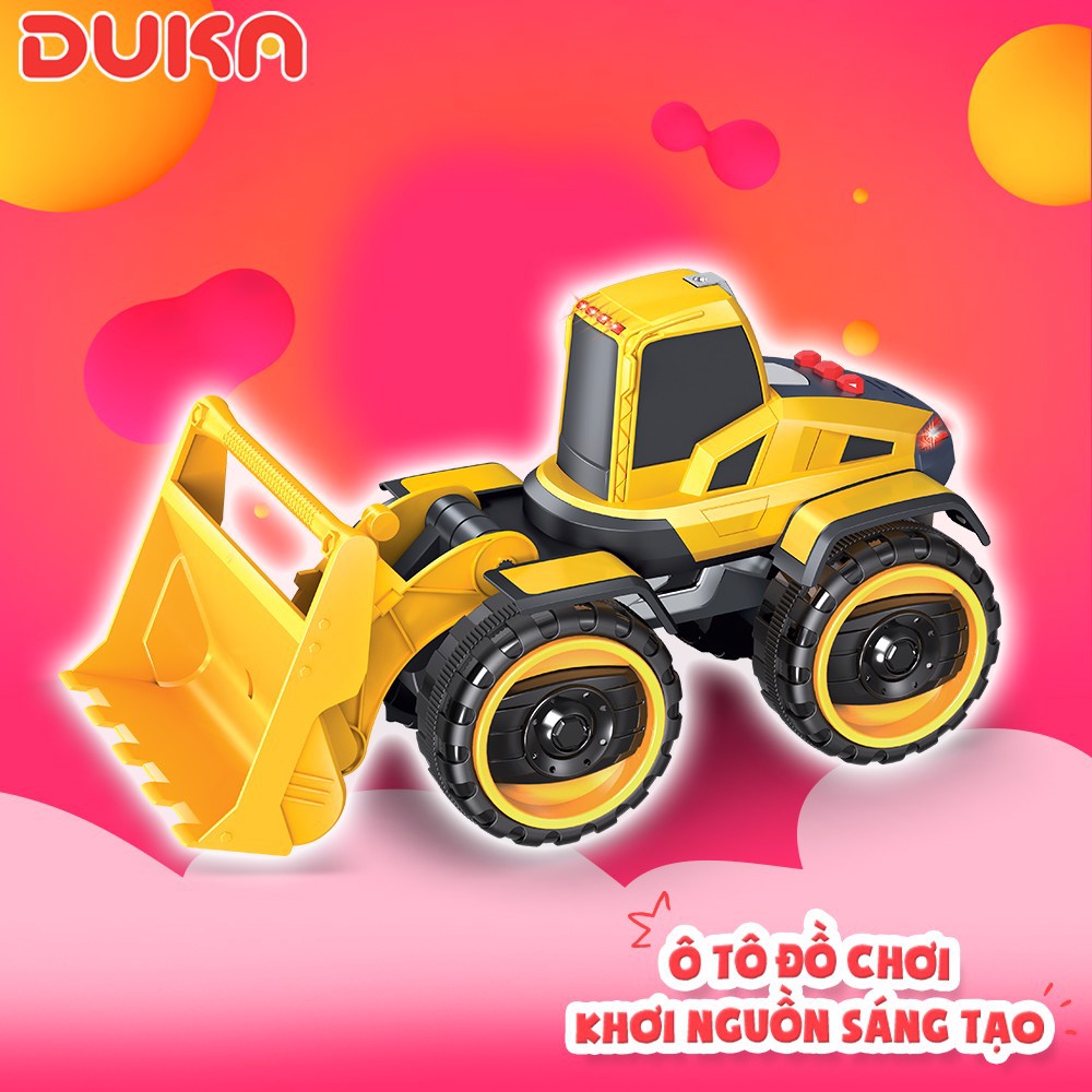 Xe Xúc Lật - Kỹ Thuật Công Trình Có Nhạc, Đèn - DUKA SF806036