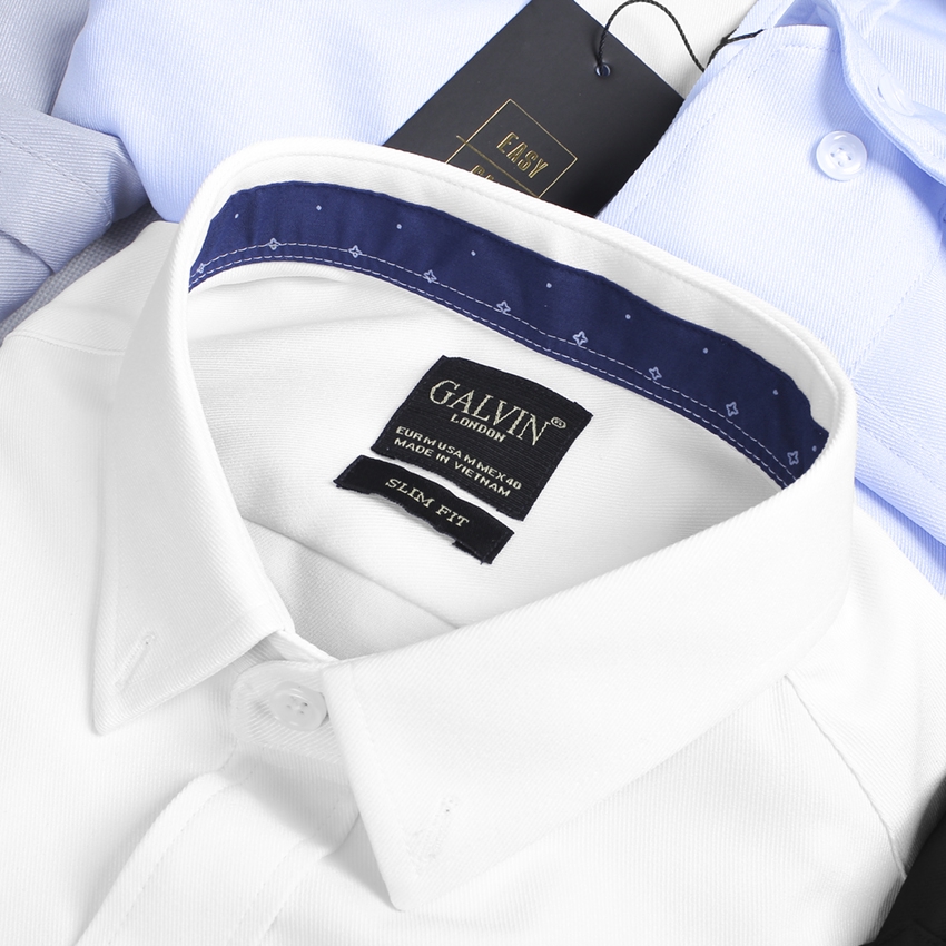 Sơ mi nam Galvin cotton basic co giãn 4 chiều , áo sơ mi công sở - Leo Vatino | BigBuy360 - bigbuy360.vn