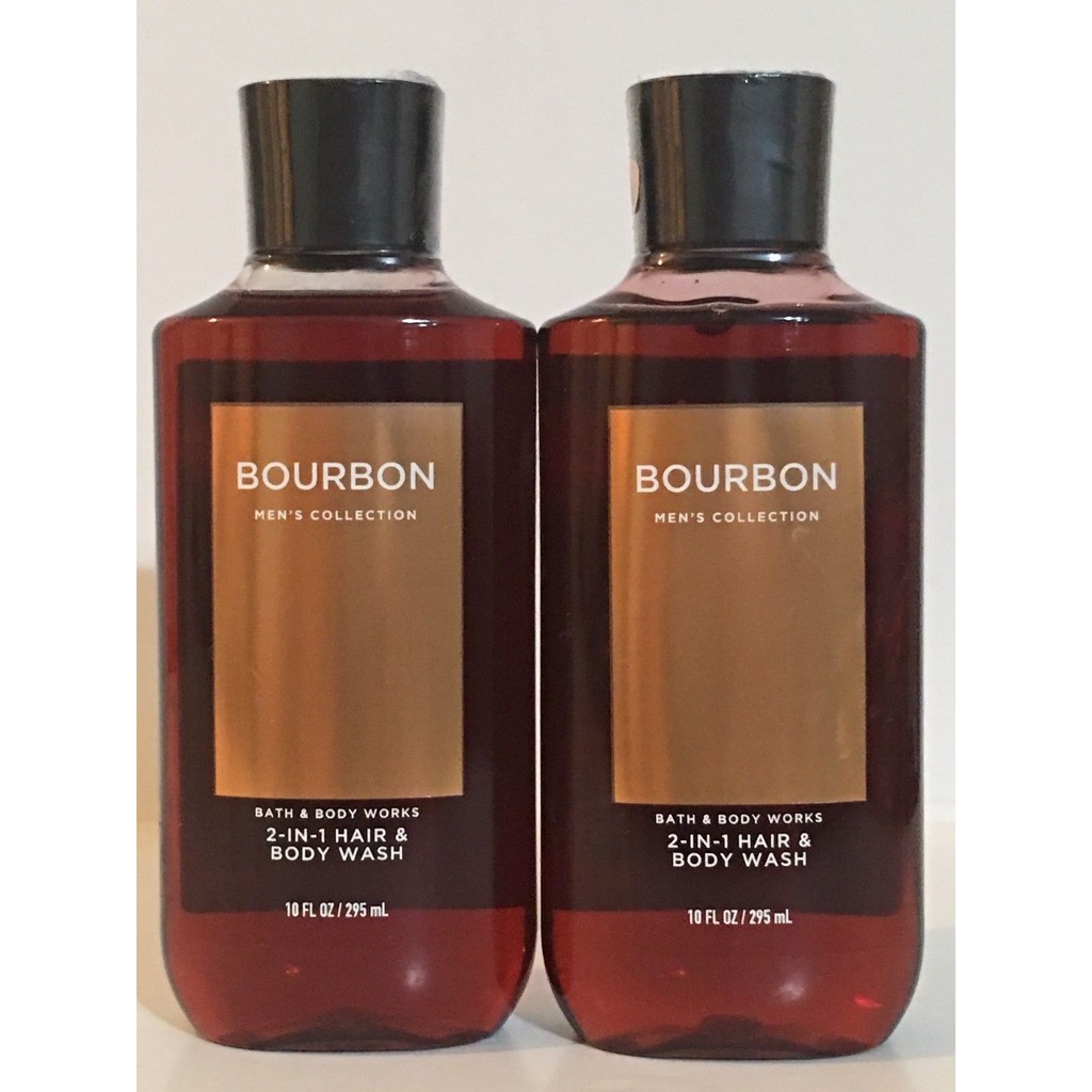 Sữa tắm gội nam Bath &amp; Body Works - Bourbon Men's Collection - 2in1 Hair + Body Wash 295mL