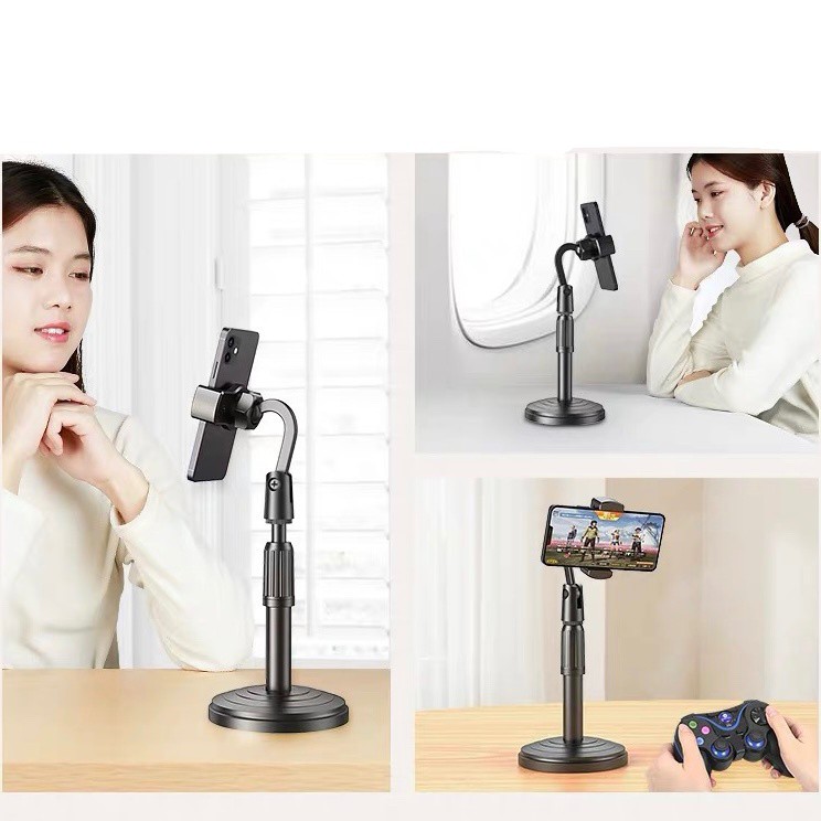 Giá Đỡ Điện Thoại Đa Năng Livestream - Xem Video Ổn Định Xoay 360 Độ Dùng Để Quay Phim Ghi Hình Đa Năng