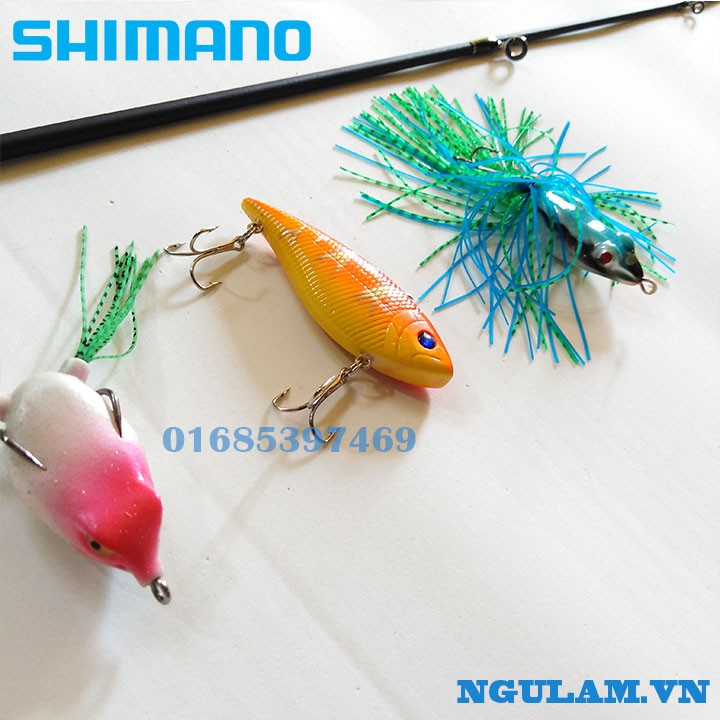 Bộ Cần Câu Lure Máy Ngang Shimano 1m8- 2m1- 2m4