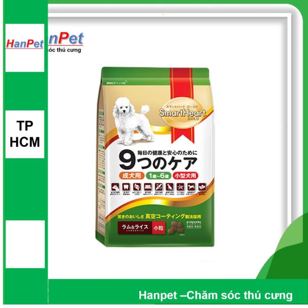 Hanpet.GV- Thức ăn dạng hạt Smartheart Gold (2 loại)- loại cho chó cỡ nhỏ (Poodle, phốc, pug )