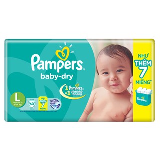Tã - bỉm dán pampers l60