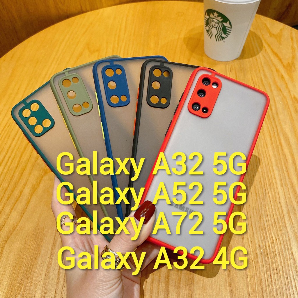 Ốp lưng mềm A52S Ốp lưng cứng có mây che Camera của Samsung Galaxy M22 / A52S 5G / M32 / A22 4G / A2