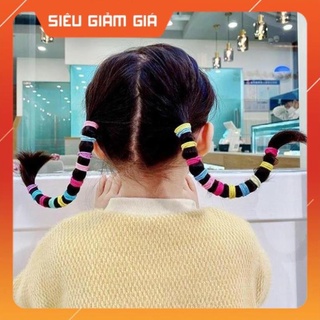 [rẻ vô địch] [20 dây cột tóc 1K ] Dây cột tóc cho bé giảm giá sock [lẻ = sỉ]